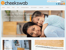 Tablet Screenshot of cheekswab.org